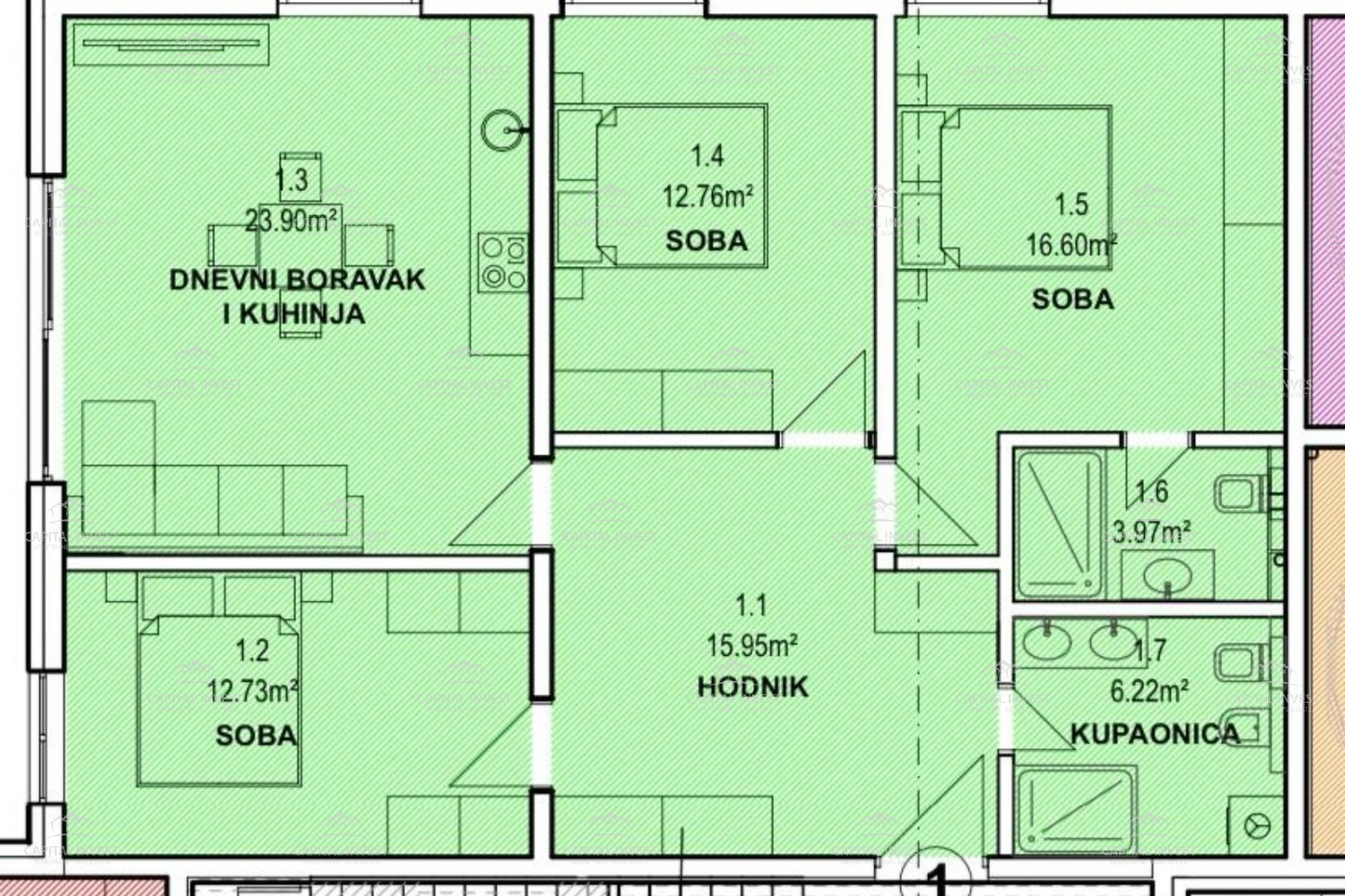 Banjole, Istarska županija, Hrvatska, 4 Broj soba Broj soba,2 KupaonicaKupaonica,Stan,Prodaja,1516